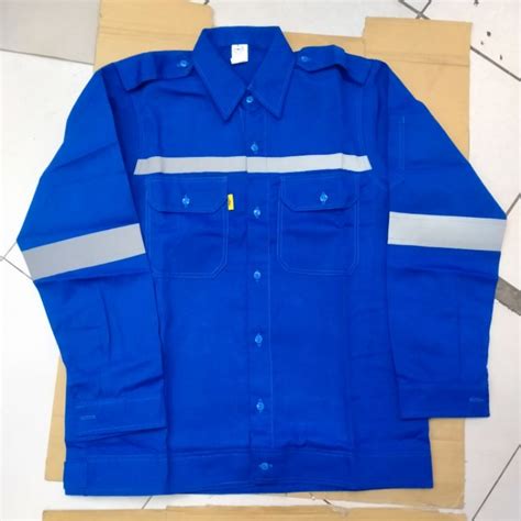 Jual Baju Kerja Safety Lengan Panjang Biru Bca Model Baju Safety Terbaru - Model Baju Safety Terbaru