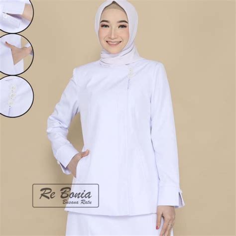 Jual Baju Perawat Putih Lengan Panjang Dan Pendek Baju Perawat - Baju Perawat