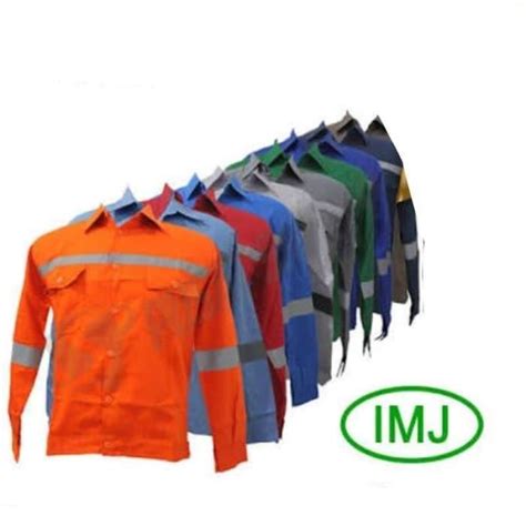 Jual Baju Safety Imj Lengan Panjang Seragam Proyek Seragam Proyek Lapangan - Seragam Proyek Lapangan