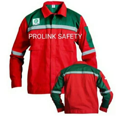 Jual Baju Safety Seragam Merah Resleting Scotlight Silver Baju Safety Keren - Baju Safety Keren