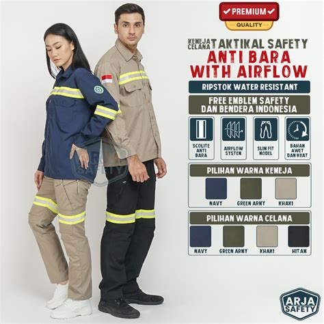 Jual Baju Safety Setelan Celana Tactical Abu Kuning Baju Safety Keren - Baju Safety Keren