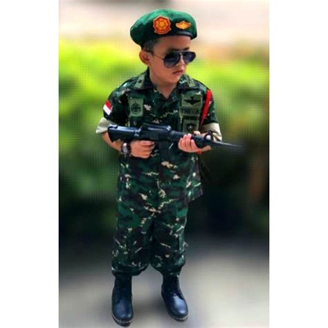 Jual Baju Tentara Anak Model Amp Desain Terbaru Grosir Baju Seragam Tk Tentara - Grosir Baju Seragam Tk Tentara