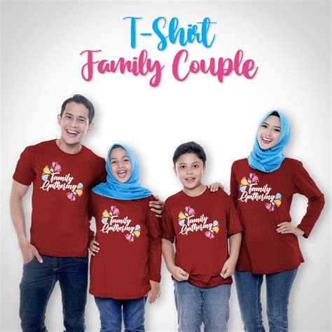Jual Kaos Family Couple Family Gathering Kaos Keluarga Desain Kaos Family Gathering Simple - Desain Kaos Family Gathering Simple