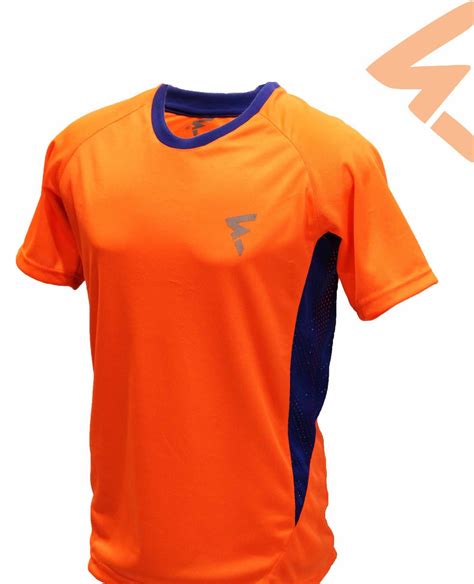 Jual Kaos Olahraga Orange Kombinasi Warna Biru Sr Warna Kaos Olahraga - Warna Kaos Olahraga
