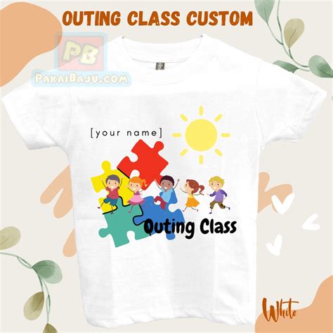 Jual Kaos Outing Class Custom Premium Print Dtf Contoh Gambar Sablon Kaos Anak Sd - Contoh Gambar Sablon Kaos Anak Sd