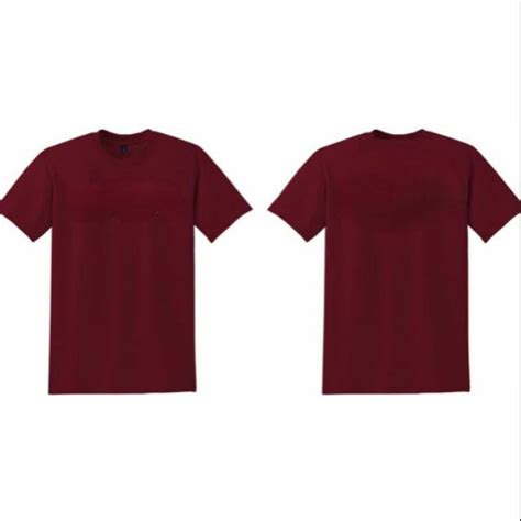 Jual Kaos Polos Merah Maroon Xl Premium Cotton Polosan Baju - Polosan Baju