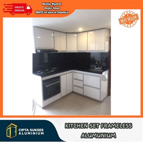 Jual Kitchen Set Frameless Alumunium Kitchen Set Aluminium Kitchen Set Aluminium Frameless - Kitchen Set Aluminium Frameless