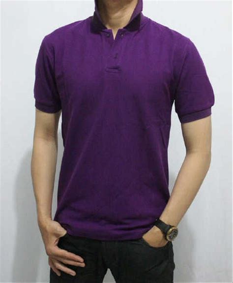 Jual Polo Polos Ungu Kaos Kerah Tshirt Polo Kaos Warna Lavender - Kaos Warna Lavender