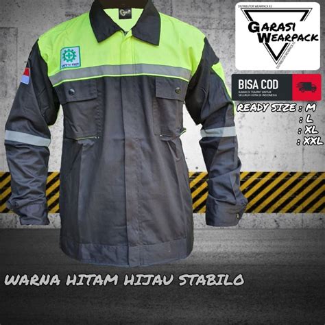 Jual Wearpack Safety K3 Pakaian Kerja Pria Seragam Baju Safety K3 - Baju Safety K3