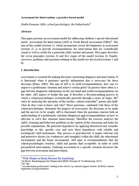 judgment assessment engels