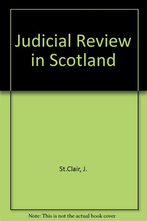 Read Judicial Review In Scotland 