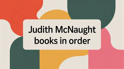 Judith Mcnaught Latest