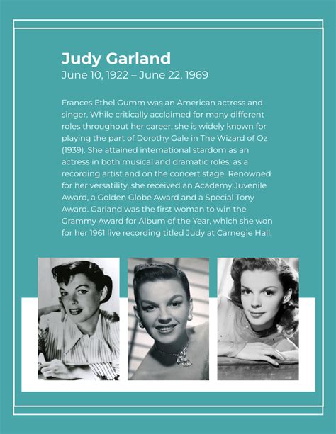 judy biography