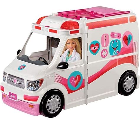 Juguetes De Barbie Ambulancia Hospital Conjunto De Juego Juguete Barbie Medico - Juguete Barbie Medico