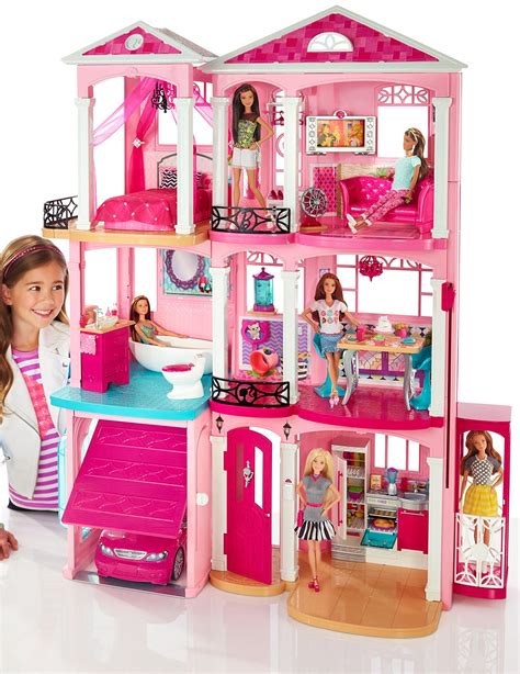 Juguetes Usados Barbie Casa  Amazon Es Barbie Casa De Muñecas - Juguetes Usados Barbie Casa