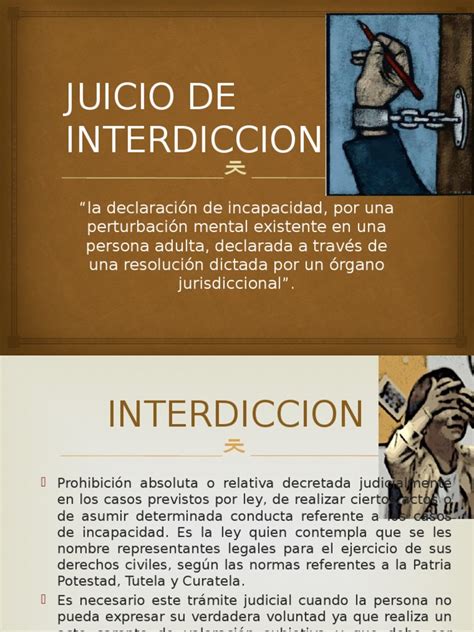 Juicio De Interdiccion