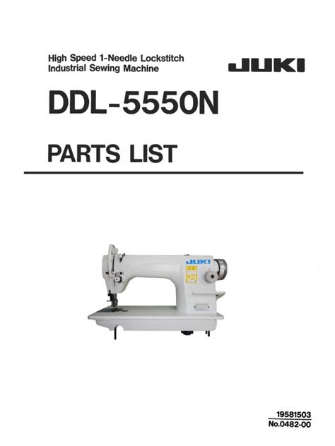 Read Online Juki Ddl 5550 Manual File Type Pdf 