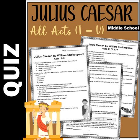 Julius Caesar Iv Unit Test 1 Vocabulary