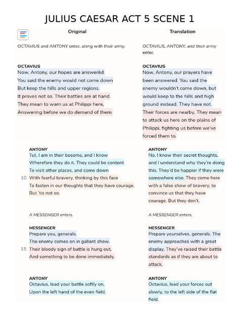 Julius Caesar Play Pdf