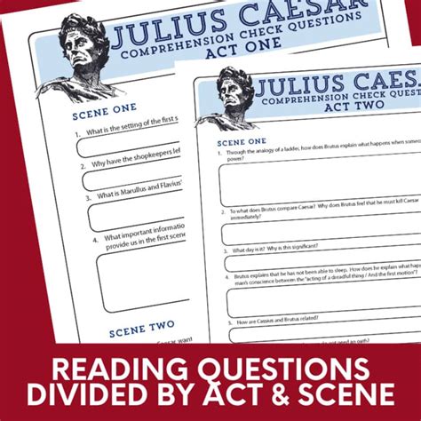 julius caesar study questions and answers