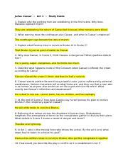 Download Julius Caesar Act 1 Study Guide 