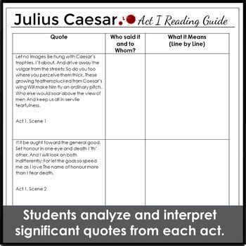 Read Julius Caesar Act Iii Reading And Study Guide Answers 