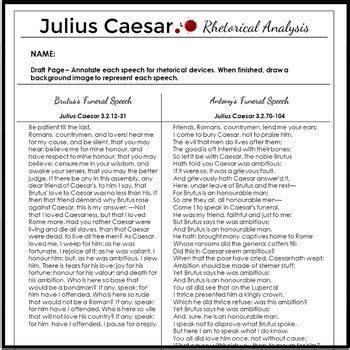 Download Julius Caesar Act Three Analysis Of Rhetoric Rhetoric 