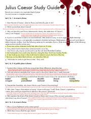 Read Julius Caesar Movie Study Guide Answers 