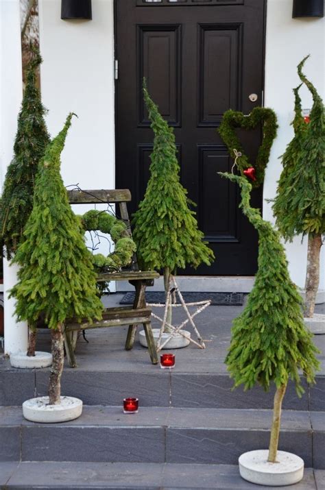 julprydnader utomhus