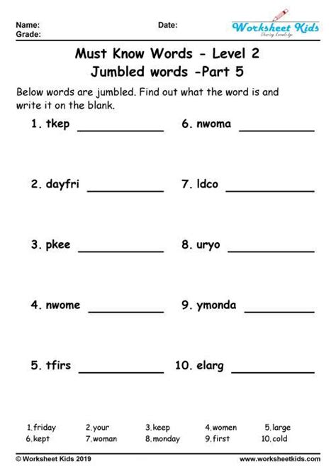 Jumbled Words Exercise Archives Ncert Guides Com Jumbled Words Exercise With Answers - Jumbled Words Exercise With Answers