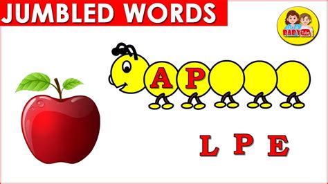 Jumbled Words For Kids Part 01 Phonic Words Jumbled Words For Kindergarten - Jumbled Words For Kindergarten