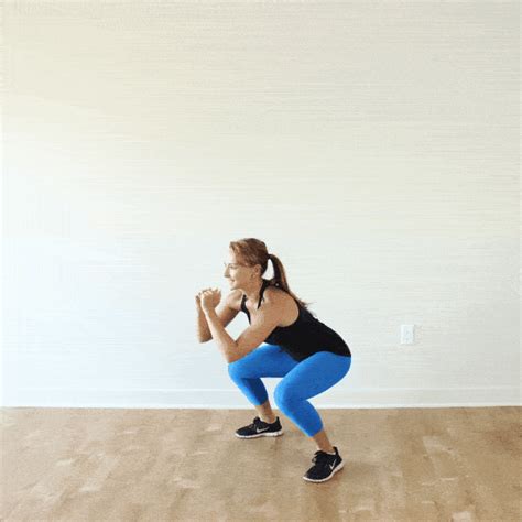 Jump squats exercise gif