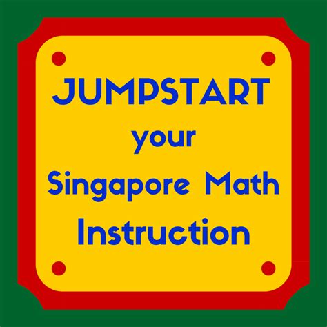 Jumpstart Your Singapore Math 2022 Jumpstart Math - Jumpstart Math