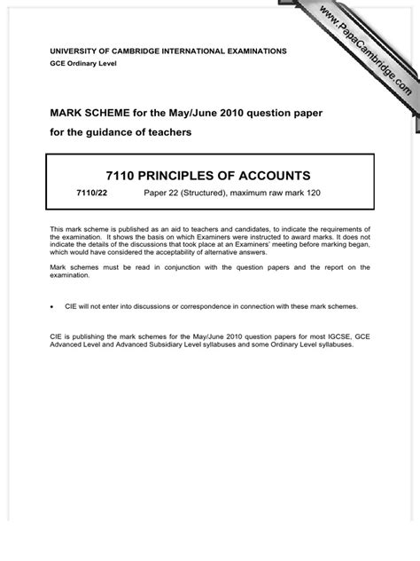 june 13 7110 22 mark scheme