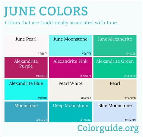 june colors