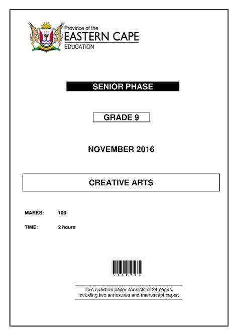 june exam paper senior phase