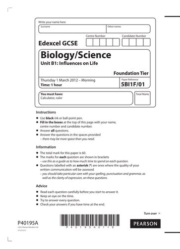 Read June 2013 Edexcel Biology Paper Mark Scheme 