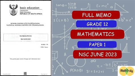 Full Download June 2013 Maths Paper 1 Memo 