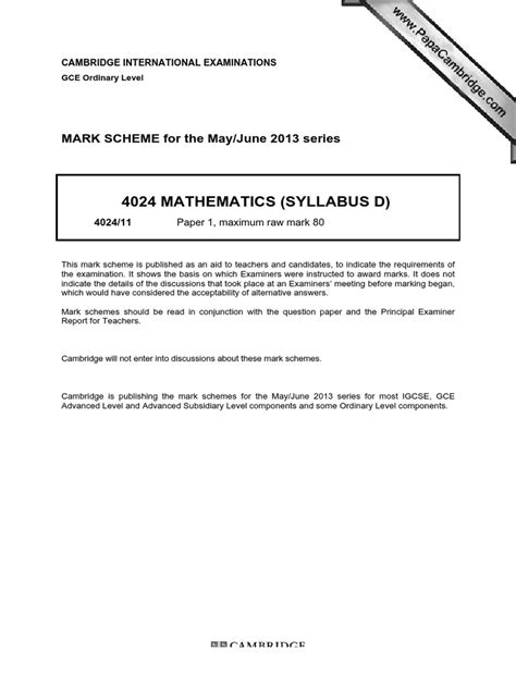 Read Online June 2013 Maths Paper 2 4024 Syllabus 