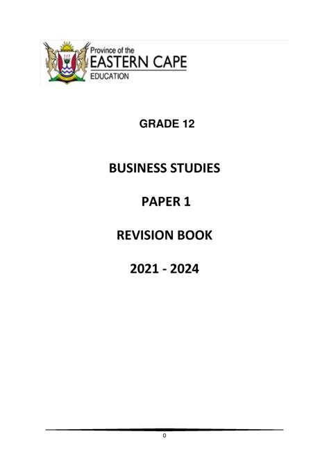 Full Download June Exam Papers Grade 12 Business Studies 