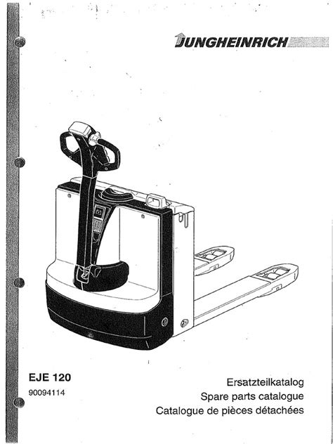 jungheinrich eje 120 error code list
