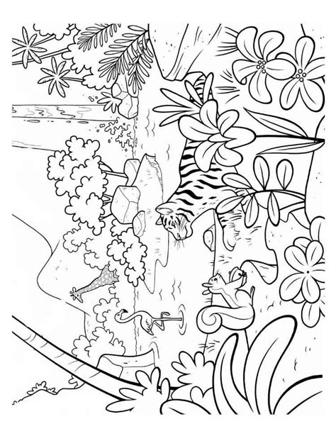 Jungle Coloring Pages Free Amp Printable Printable Jungle Animals Coloring Pages - Printable Jungle Animals Coloring Pages