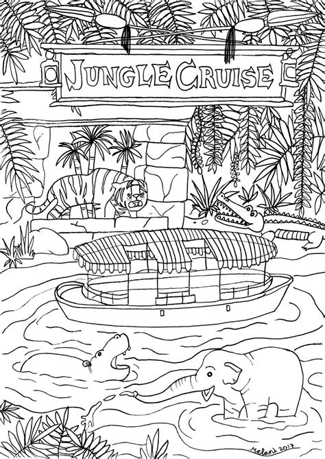 Jungle Cruise Coloring Pages Greatestcoloringbook Com Jungle Theme Coloring Pages - Jungle Theme Coloring Pages