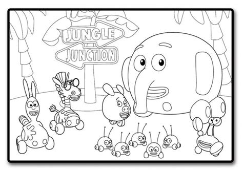 Jungle Junction Printable Coloring Pages Divyajanan Jungle Theme Coloring Pages - Jungle Theme Coloring Pages