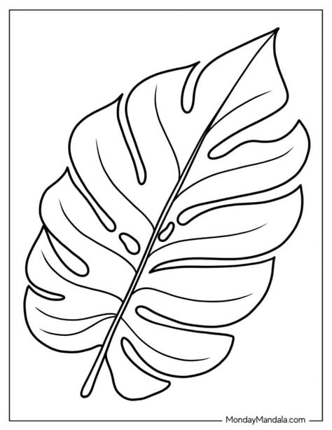 Jungle Leaves Printable