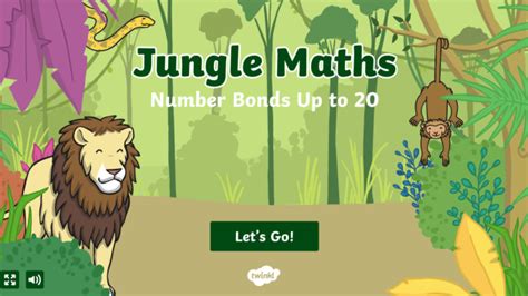 Jungle Maths Number Bonds To 20 Game Ks1 Math Jungle - Math Jungle