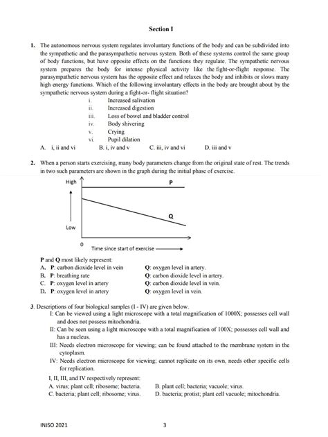 Junior Science Olympiad Sample Papers