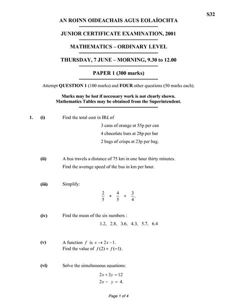 Read Online Junior Cert Maths Papers 2011 File Type Pdf 