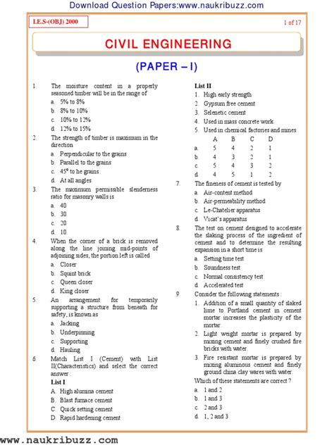 Full Download Junior Engineer Exam Question Paper 