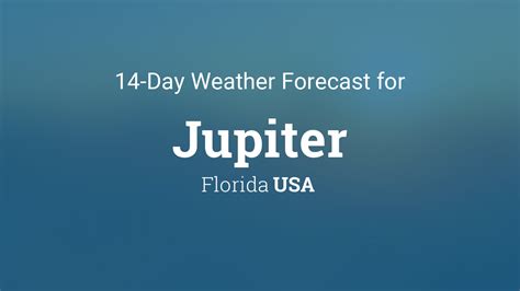 jupiter florida forecast